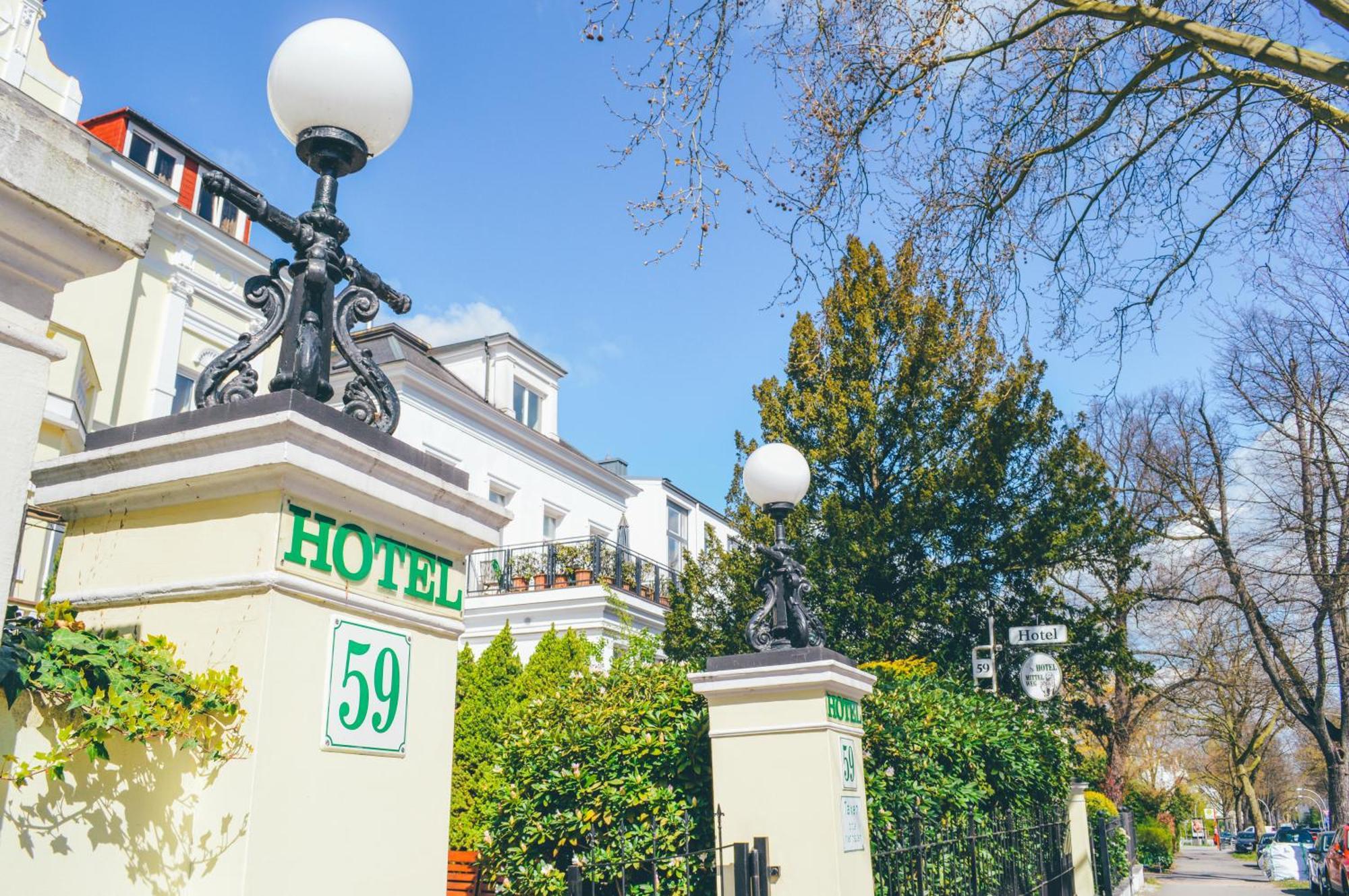 Hotel Mittelweg Hamburg Bagian luar foto
